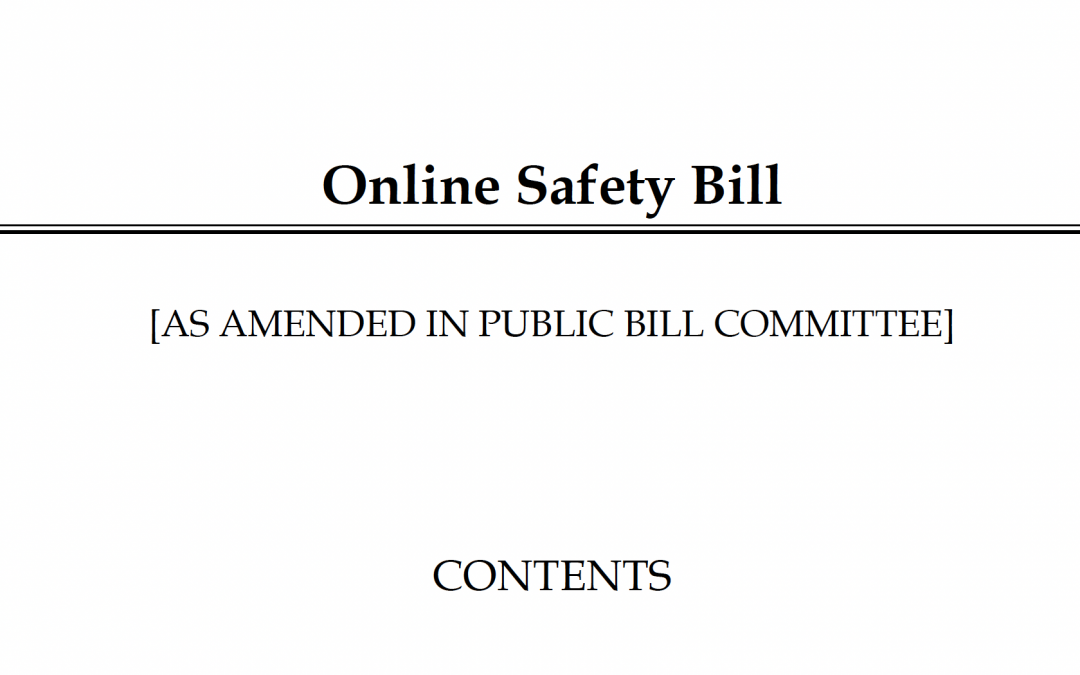 Online Safety Bill – [AS AMENDED IN PUBLIC BILL COMMITTEE]